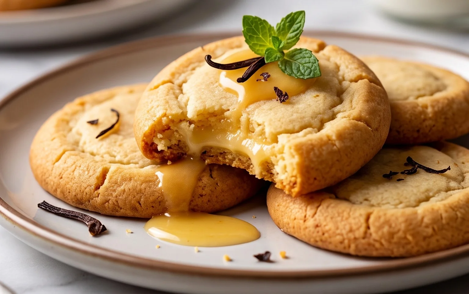 Sablés fondants à la poudre de flan